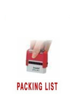 trodat/卓达4911回墨印章 万次印章E061 PACKING LIST
