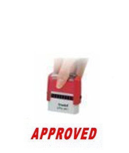 trodat/卓达4911回墨印章 万次印章E075 APPROVED自动出油印
