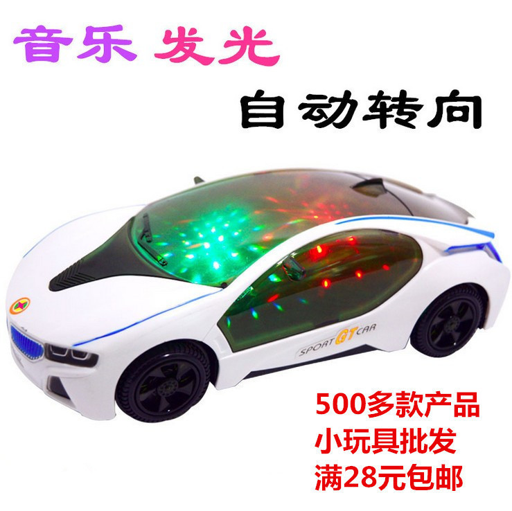 2018新款四輪萬象兒童電動車車義烏發光玩具批發地攤貨源夜市熱賣