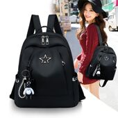 潮牛津布帆布时尚 双肩包女背包2025新款 韩版 百搭女士旅行小包包女