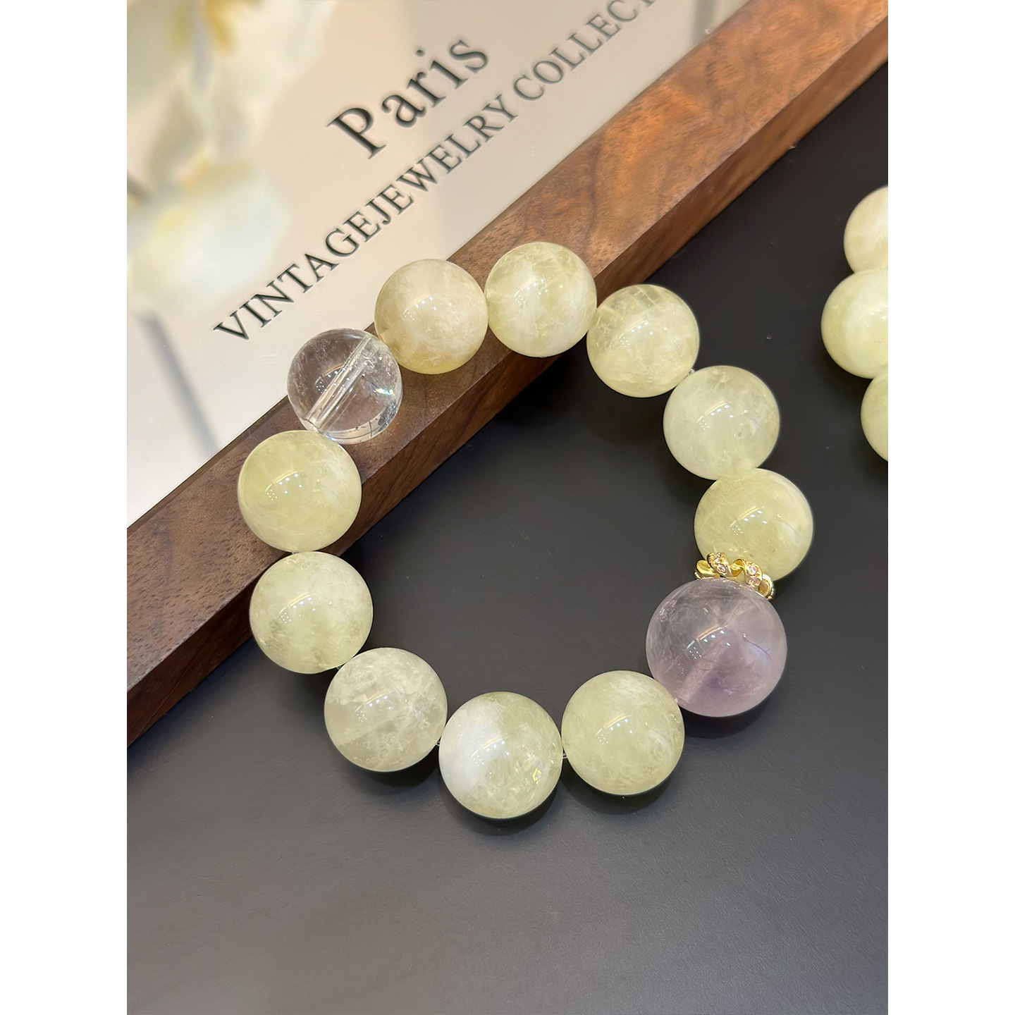 天然水晶手链女手串招财旺事业