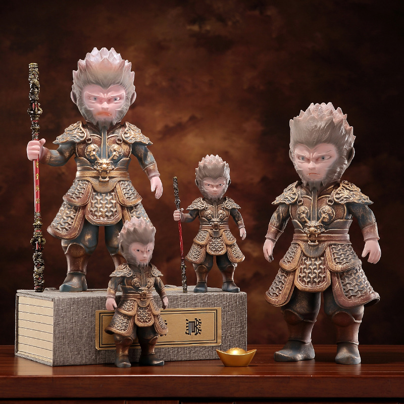 黑神话悟空摆件潮玩动漫公仔雕像模型家居桌面齐天大圣装饰品树脂