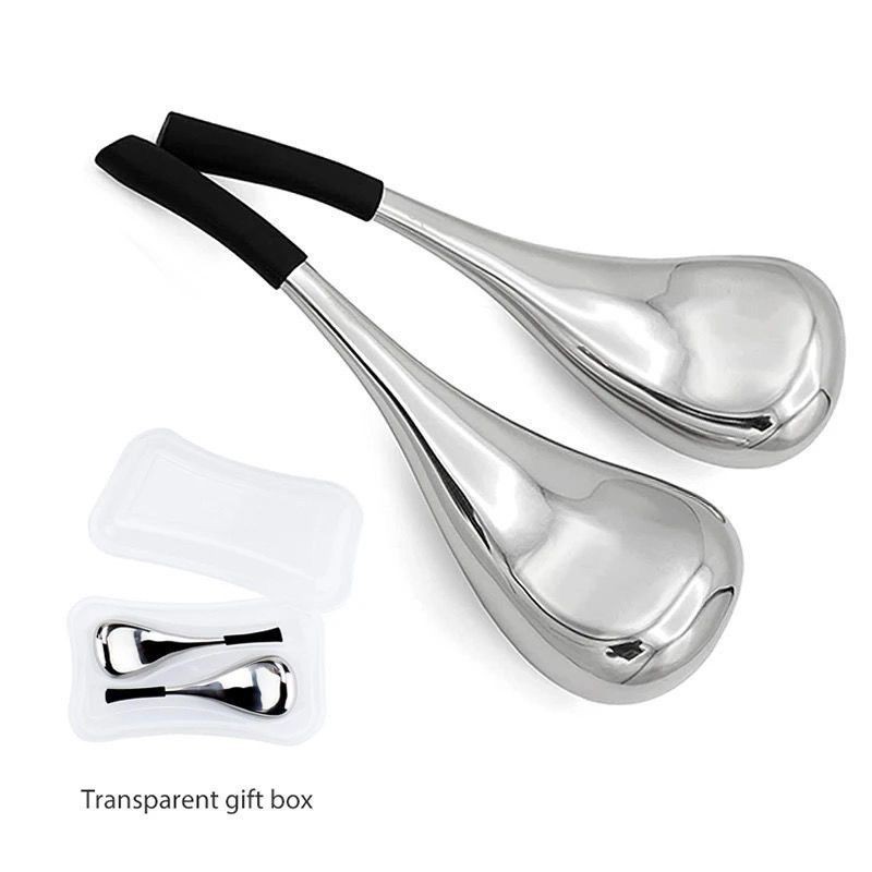 爆款不锈钢冷敷勺 面部美容美颜冰敷球按摩冰勺冰波球