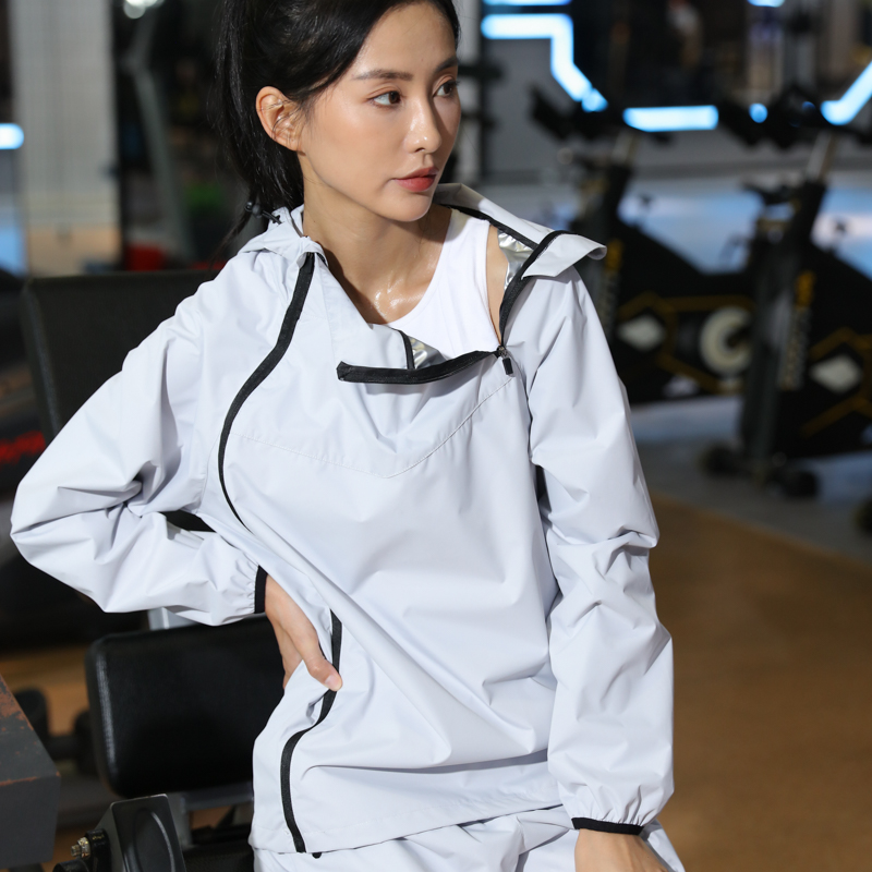 ONEPUNCH暴汗服女套装出汗降体重大码跳绳运动专业训练跑步健身