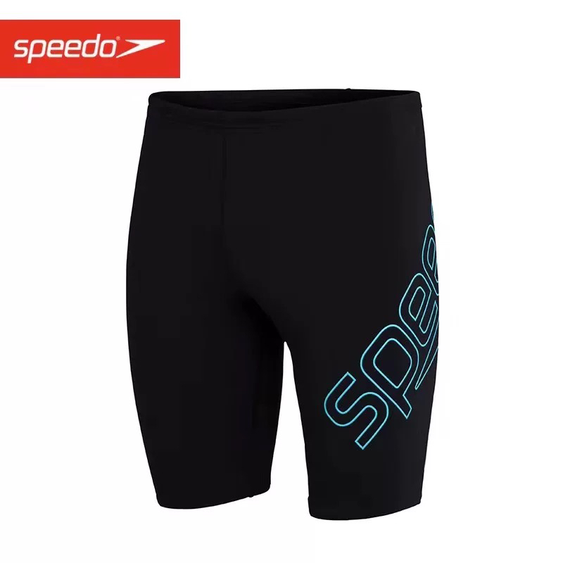 速比涛泳裤男士五分专业抗氯透气速干游泳裤男士平角裤及膝五分裤