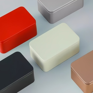 马口铁盒盒子饼干收纳盒铁皮长方形礼品盒可定制大小号盒空盒