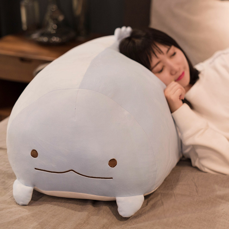 角落女生可爱萌懒人睡觉毛绒玩具