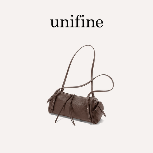 unifine玄鸟法棍包牛皮腋下包