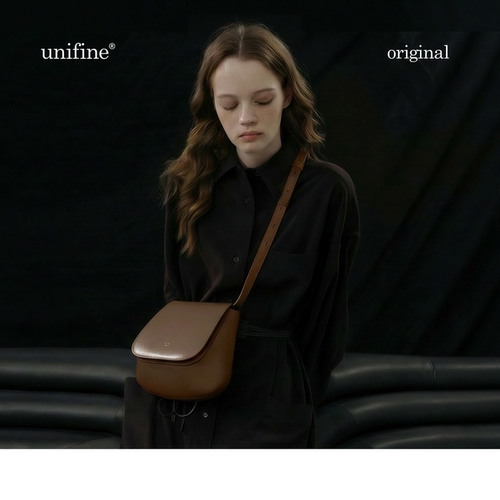 unifine板栗包小众设计马鞍包女
