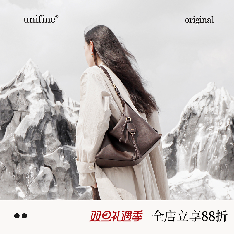 新款川行hobo包真皮牛皮通勤包