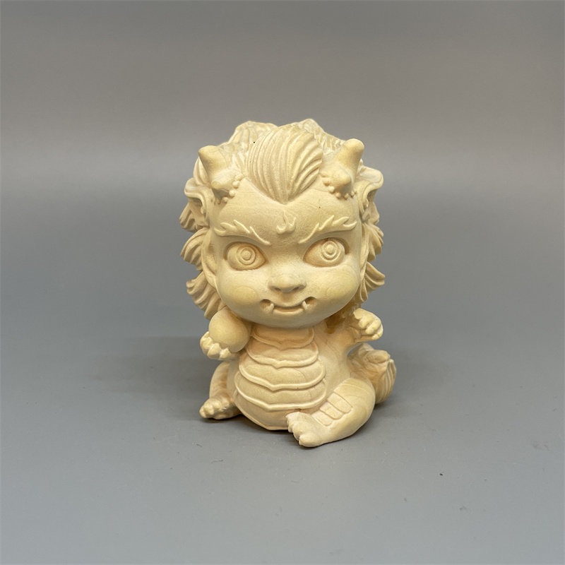 小龙人黄杨木雕刻原木无漆无蜡