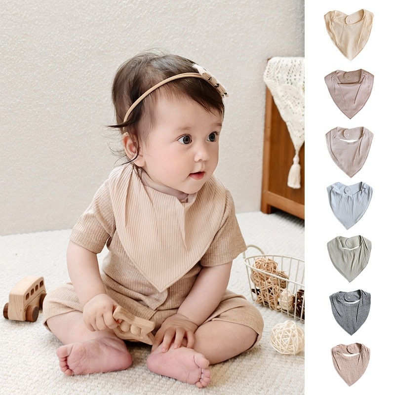 莫代尔棉婴儿围兜口水巾新生儿宝宝三层防水围嘴春秋款按扣,婴童用品,口水巾,淘宝优惠券,粉丝福利购,淘宝优惠卷