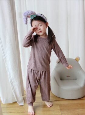 男女宝宝家居服套装A类秋衣裤