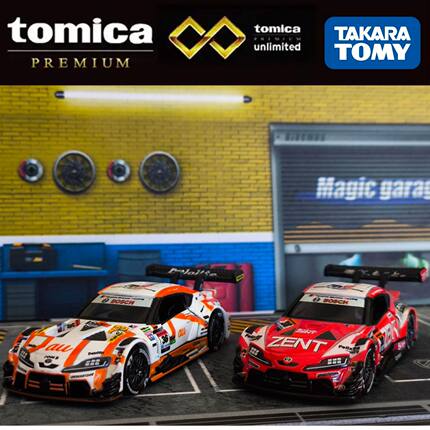 TAKARA多美卡11月新品 方盒无限赛车系列 丰田GR Supra合金模型车