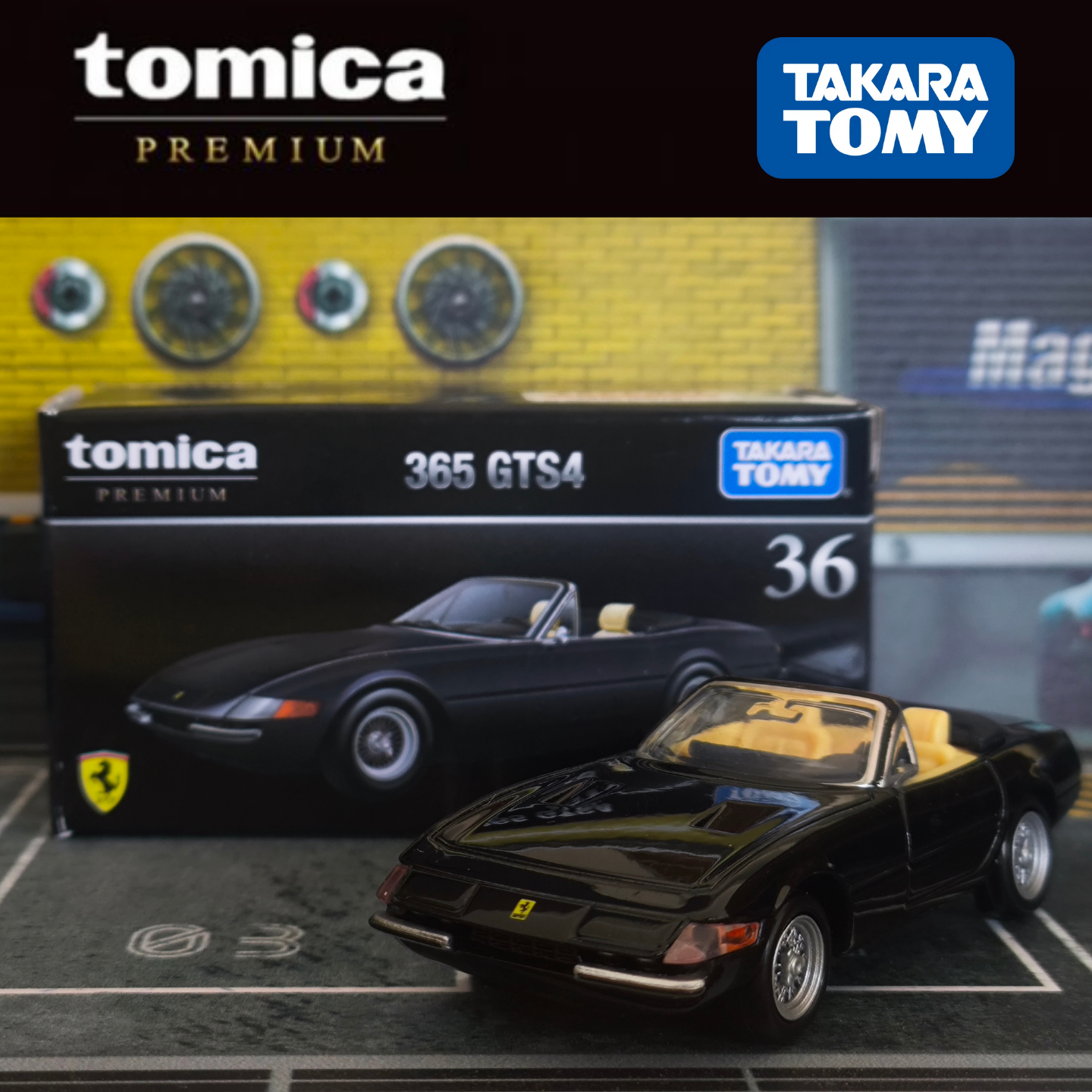 TOMY多美卡合金车模TP36法拉利