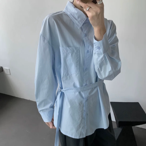 B612 衬衫女通勤女装春秋装新款设计感小众高级感长袖上衣女 6332