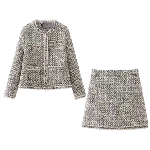 名媛气质设计感小香风法式