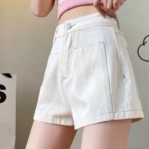 A914 小个子女装夏季赵秋穿搭阔腿短裤女