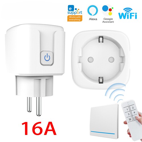 智能wifi插座易微联app定时遥控Ewelink欧规英规美规日规插头语音
