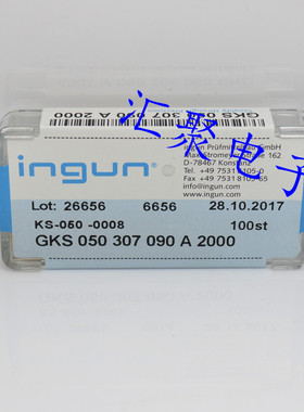 INGUN测试针GKS050 307 090A2000菱形头英刚探针 50mil顶针弹簧针
