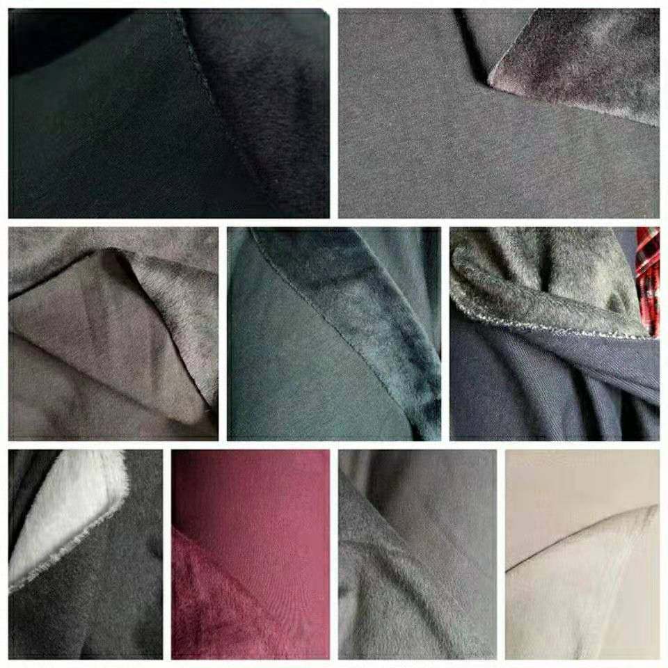 卫衣布料 拉绒加厚保暖加绒大毛圈秋冬针织全棉运动服装 纯棉面料