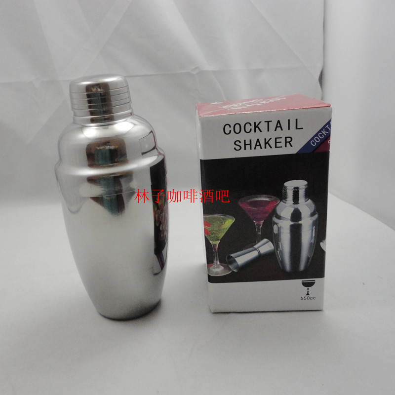 不锈钢550CC调酒器 雪克杯 摇酒器 奶茶店专用设备 调酒工具套装