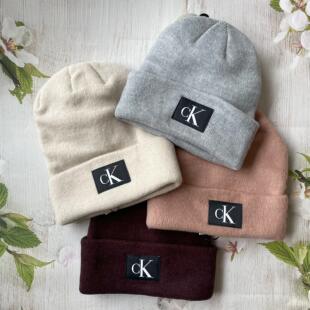 现货 Calvin Klein/CK秋冬季男女新款保暖百搭休闲针织毛线冷帽子