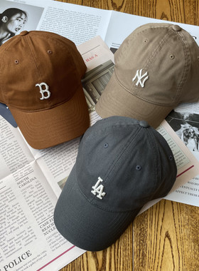 韩国正品 MLB春夏秋男女新款NYLA洋基队防晒遮阳小标棒球鸭舌帽子