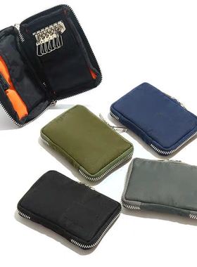 日本潮牌KEYCASE男女钥匙包迷你零钱包YKK拉链卡包银包小手拿包