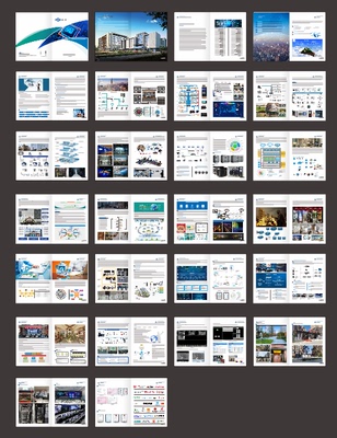 弱电安防监控智能家居综合布线停车场门禁智慧消防ARVR宣传册印刷