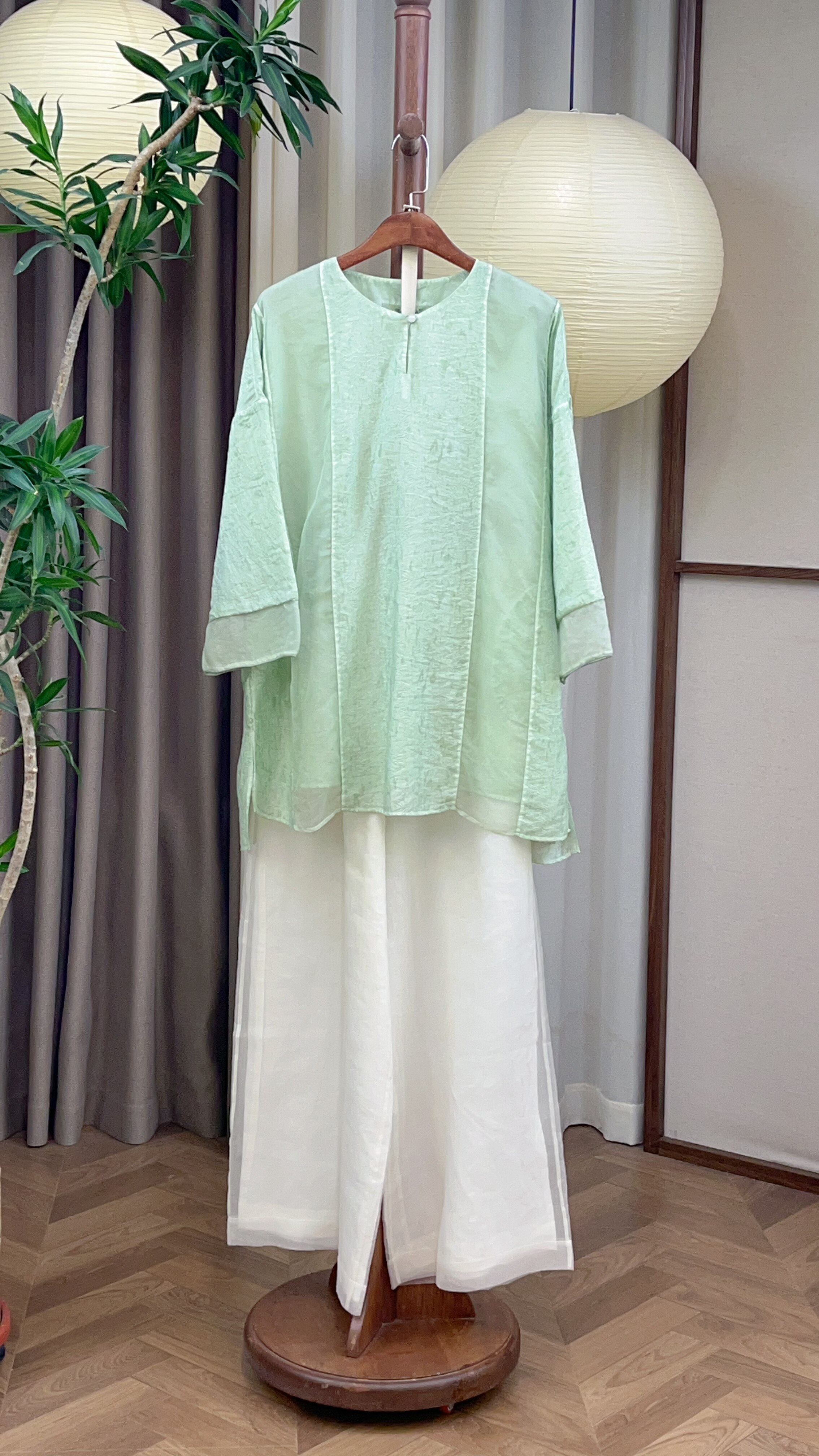 原创设计新中式禅意修禅服上衣禅意外套禅舞服