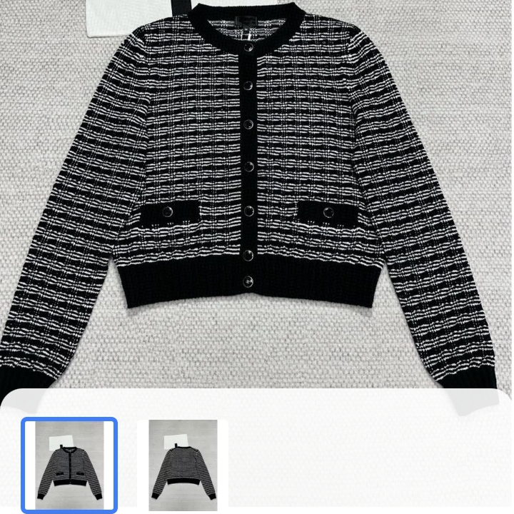 针织开衫25P春夏新款镂空钩织条纹针织开衫现货在仓懂货的的入手