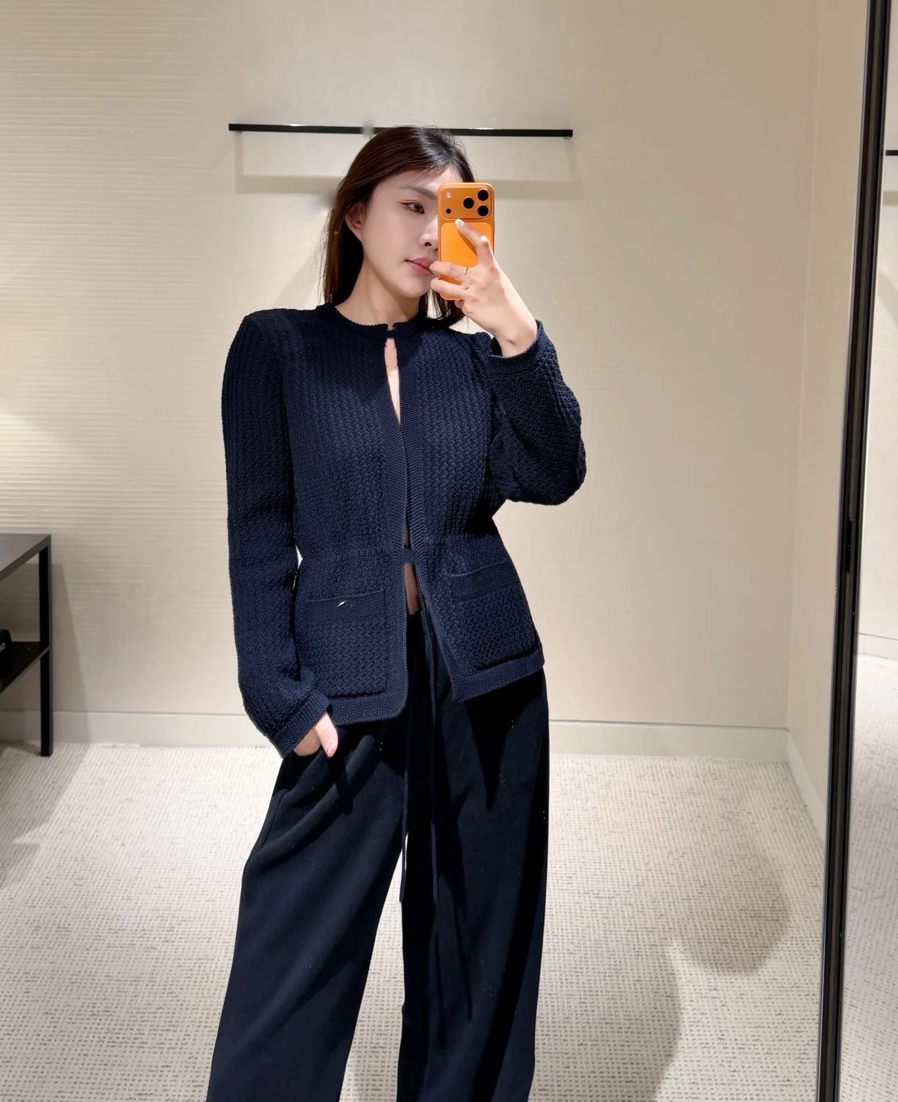 2026早春新款女装时尚慵懒风肌理感圆领针织开衫,女装/女士精品,短外套,淘宝优惠券,粉丝福利购,淘宝优惠卷