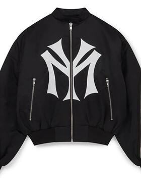 香港正品Mowalola My City拉链夹克MA-1 Bomber YVL 甜茶同款外套