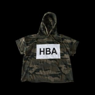 香港正品HBA Hood By Air迷彩短袖套头卫衣 2026春季潮牌宽松版型