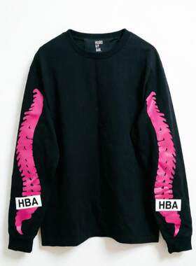 香港HBA Hood By Air 2026新款经典款长袖印花T恤卫衣男女