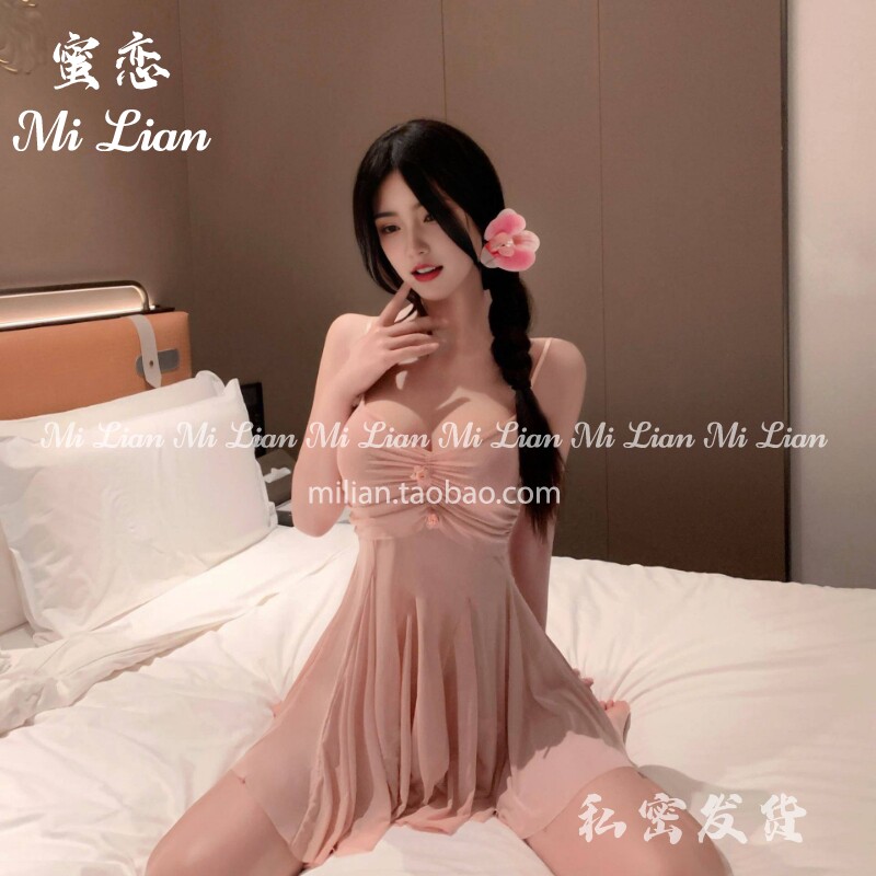 蜜恋：成人情侣趣味内衣性感透明睡衣性趣火辣制服免脱套装大尺度