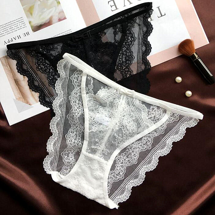 性感细带侧镂空欧美风低腰内裤女短裤丝滑蕾丝三角裤透明网纱,女士内衣/男士内衣/家居服,女三角裤,淘宝优惠券,粉丝福利购,淘宝优惠卷