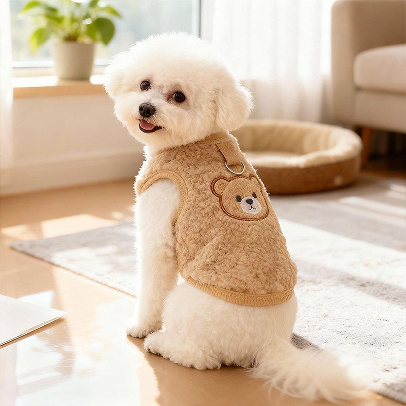 新款冬季加厚小型犬雪地狗狗衣服图片