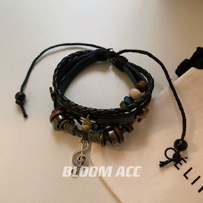 复古民族藏风皮革手链