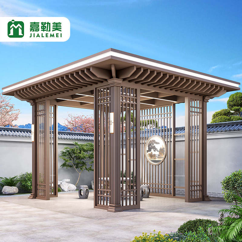 嘉勒美新中式铝合金凉亭