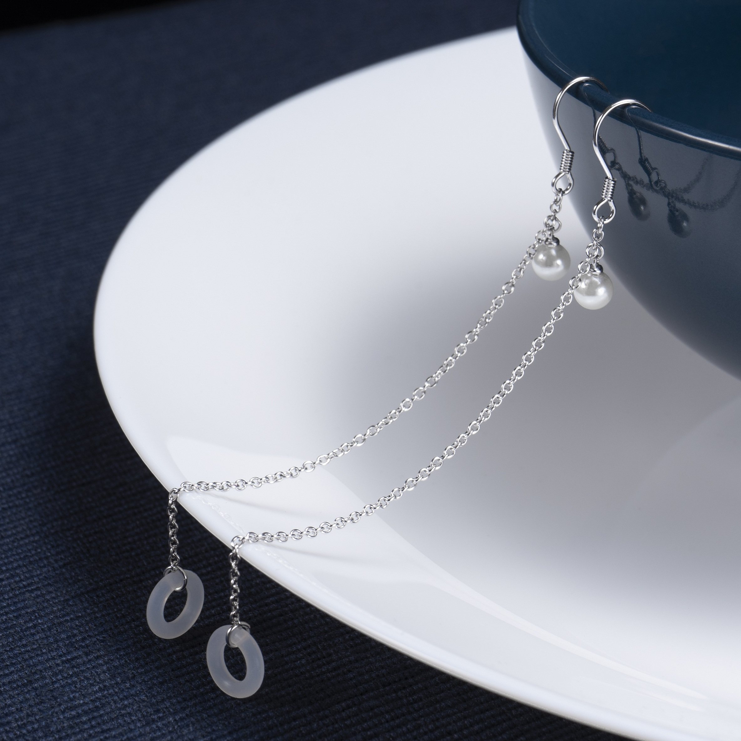 通体银无线蓝牙耳机防丢耳环贝珠耳钩AirPods系列华为耳机防掉链,饰品/流行首饰/时尚饰品新,耳环,淘宝优惠券,粉丝福利购,淘宝优惠卷