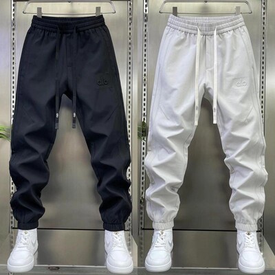 2025新款男士休闲裤春秋款直筒大码锥形男裤宽松潮流秋季裤子男