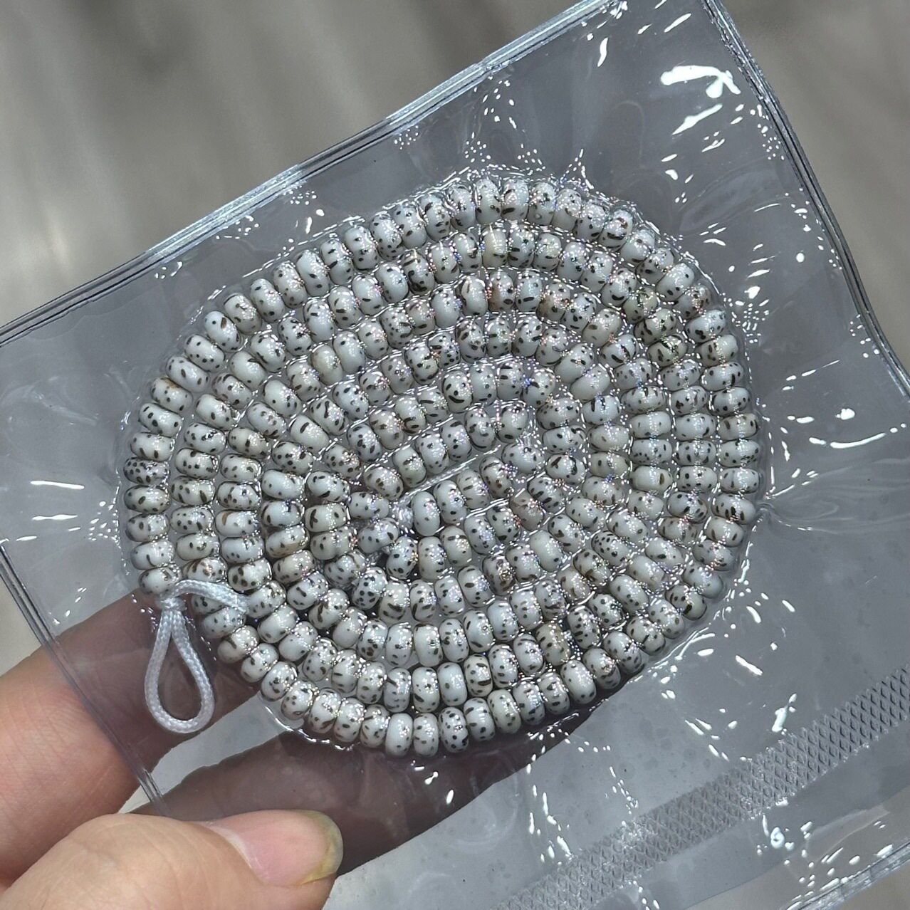 海南星月菩提原籽小籽素珠手串佛珠正月菩提男女文玩手链饰品