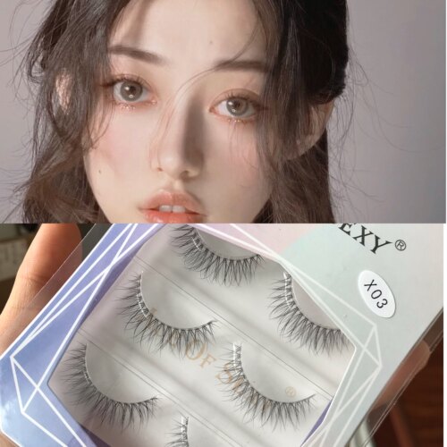 3D浓密卷眼睫毛眼尾假睫毛