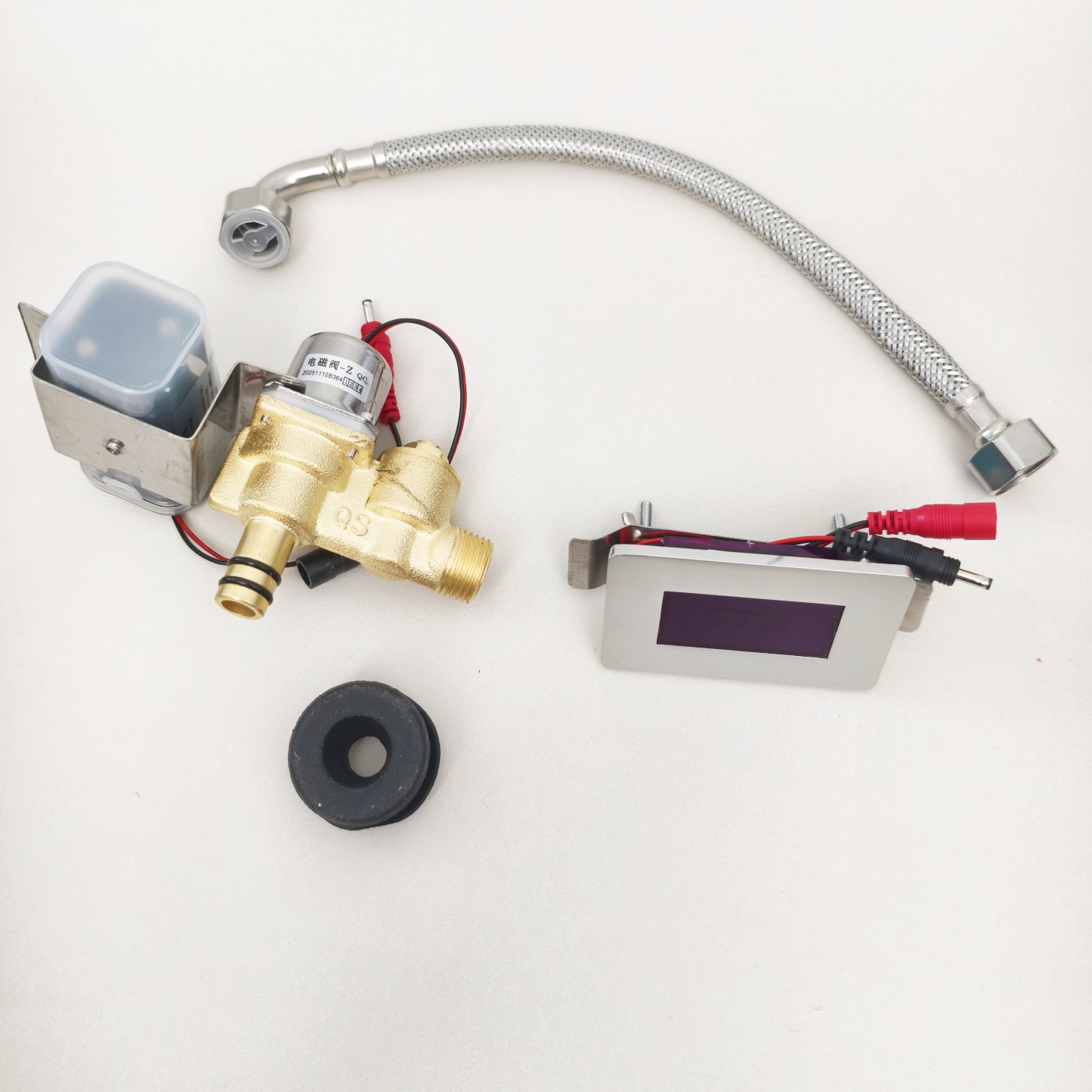 适配安华GY507A305D小便斗感应器电磁阀电源电池盒电眼面板盖板