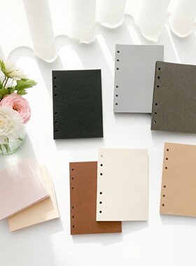 【奇葩A6内页105*148】手账本特种纸空白内芯打孔活页替换日计划