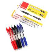 办公用南韩中性笔0.3mm 财务极细写字笔东亚按动笔签字笔书写顺滑