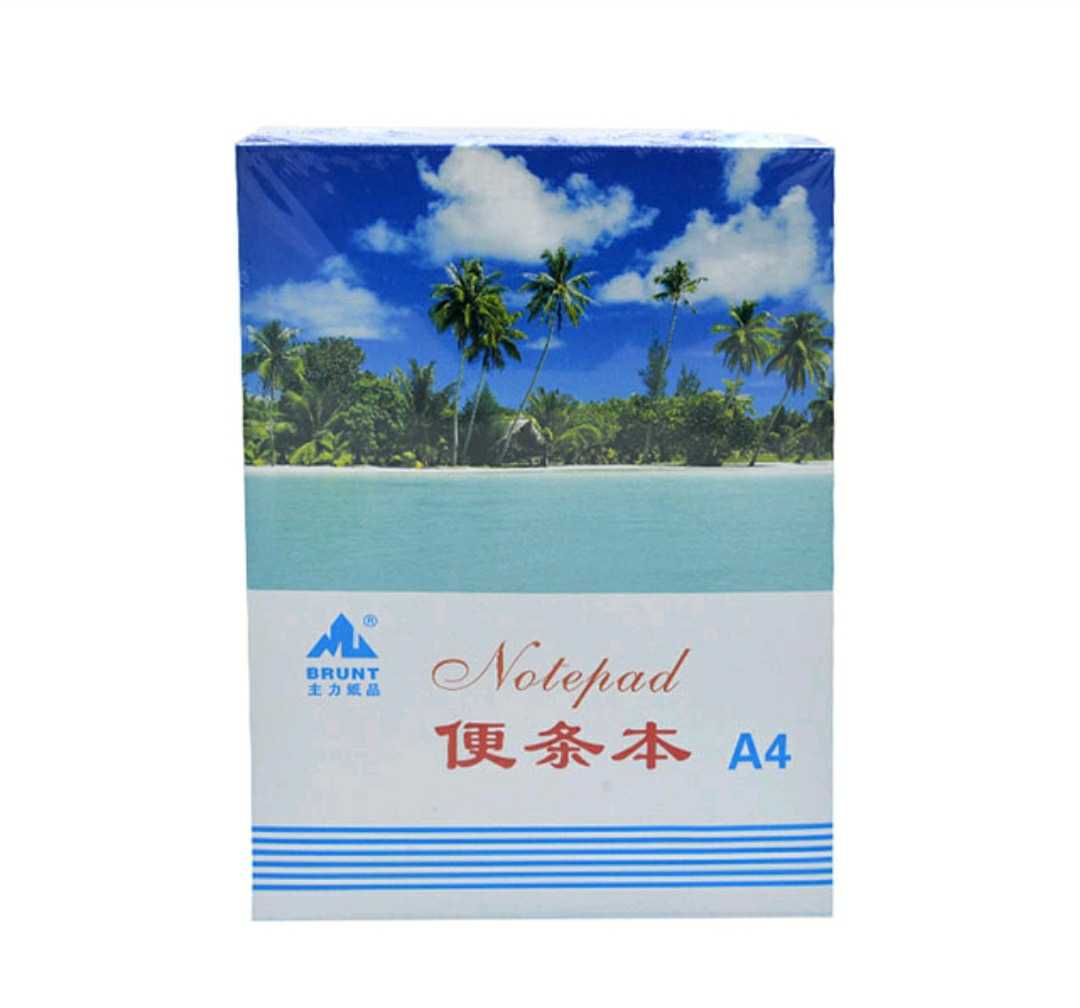 办公新款主力本4纸可撕空白草稿本索引本便条签本子便当纸记数簿
