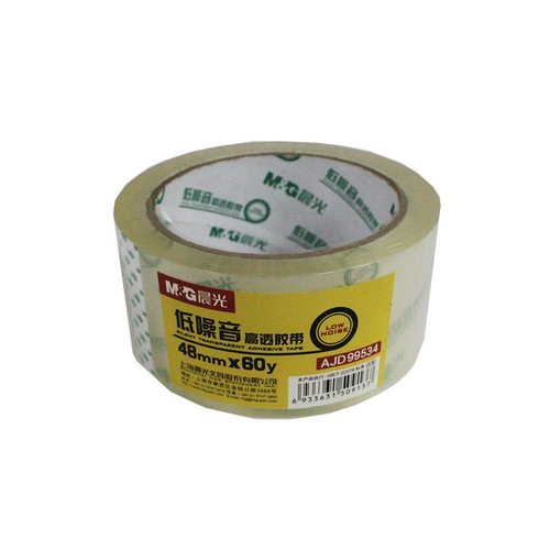 晨光封箱胶带低噪髙透48mm*60y AJD99534办公大文具胶加厚粘胶纸